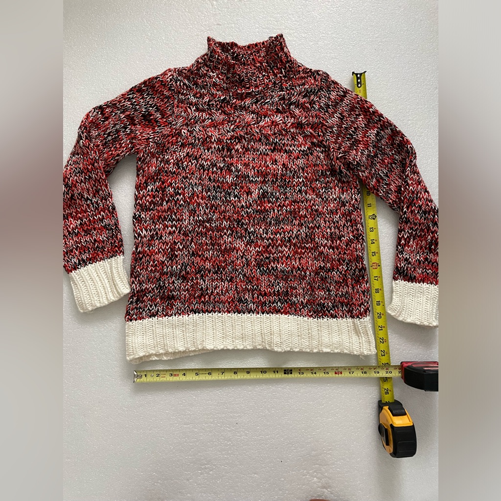 Philosophy Sweater Women’s Red Pullover Sweatshirt Casual Knit Sz Small S